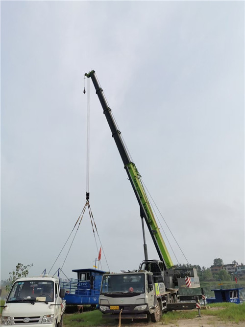 汤阴县桥梁建设吊装案例